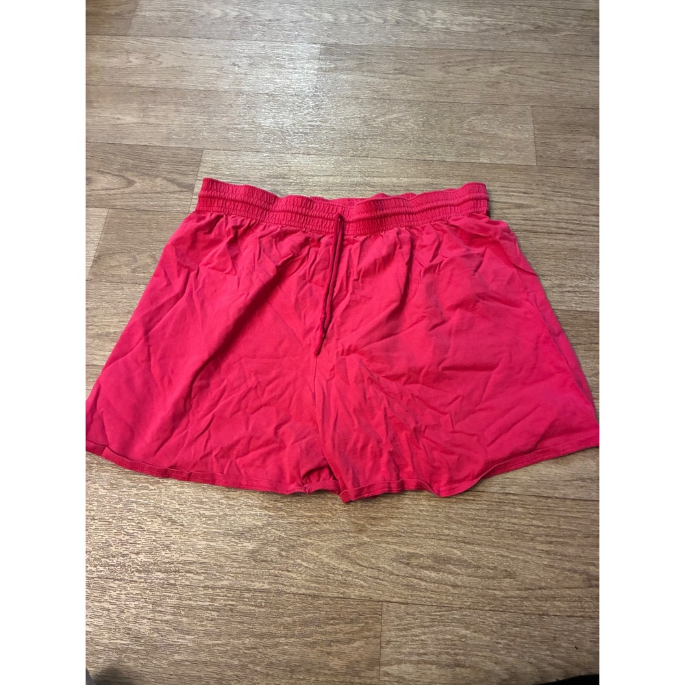 Honors Vintage Pink Cotton Athletic Shorts Drawstring Elastic Waist XL